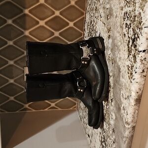 Moto shin high boots W sz 7